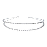 Crystal Double Row Alice Band - link has visual effect only