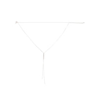 Fine Silver Snake Chain Crossover Choker - link has visual effect only