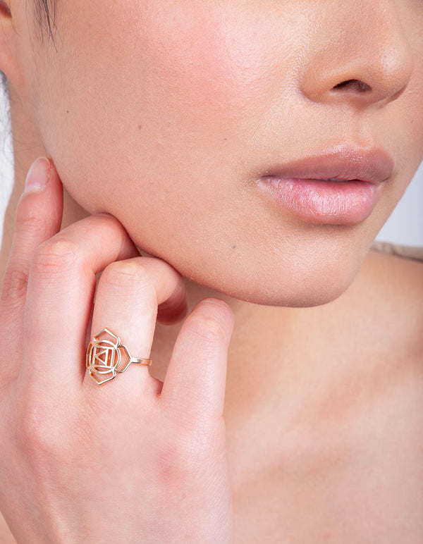 Gold Root Chakra Ring