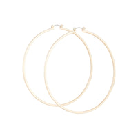 Polished Gold Large Hoop Earrings - link has visual effect only