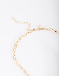 Gold Heart Chain Necklace - link has visual effect only