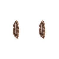 Antique Gold Leaf Etch Earrings - link has visual effect only