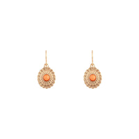 Antique Gold Mini Bohemian Disc Earrings - link has visual effect only
