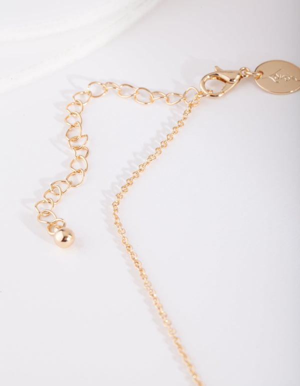 Mother & Daughter Gold Necklace Set