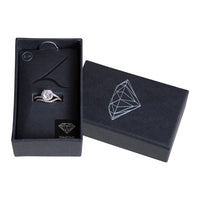 Round Crystal Wave Stack Ring - link has visual effect only