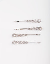 Graduated Diamante Stones Hair Pin Pack - link has visual effect only