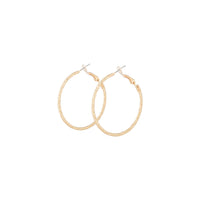 Gold Classic Round Hoop - link has visual effect only