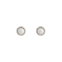 Antique Silver Marble Cracked Earrings - link has visual effect only