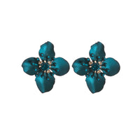 Emerald Petal Statement Studs - link has visual effect only