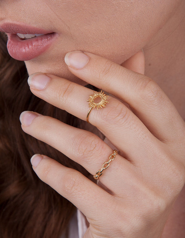 Gold Plated Sterling Silver Plated Ring