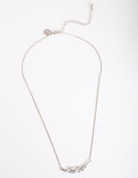 Crystal Navette Cluster Necklace - link has visual effect only