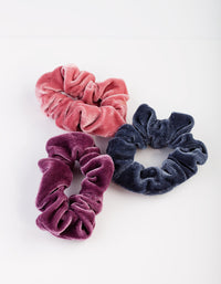 Berry Velvet Scrunchie 3 Pack - link has visual effect only