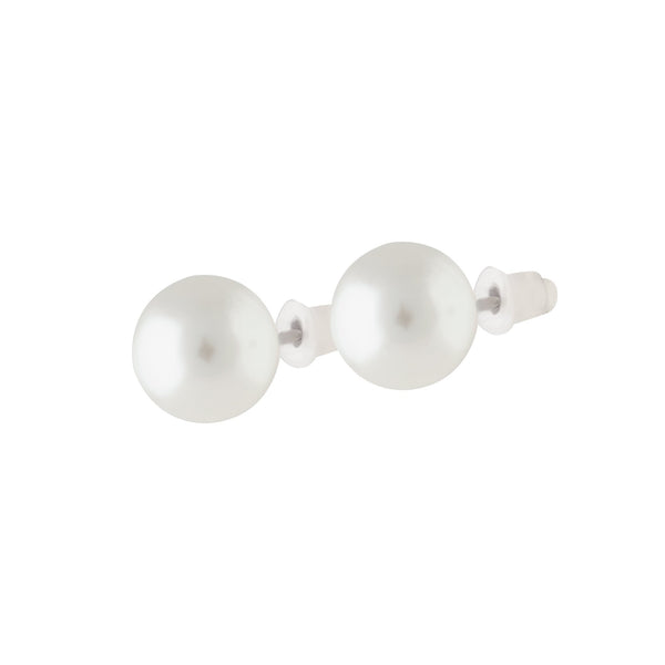 Silver Classic Pearl Jewellery Set