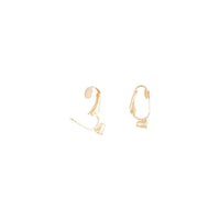 Gold Clip On Stud Earrings Converters - link has visual effect only