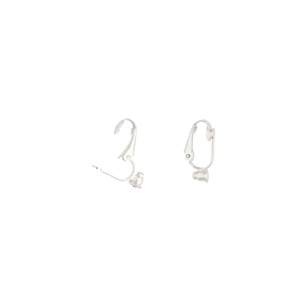 Silver Clip On Stud Earrings Converters