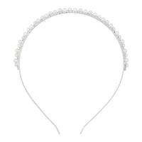 Diamante And Pearl Alice Band - link has visual effect only