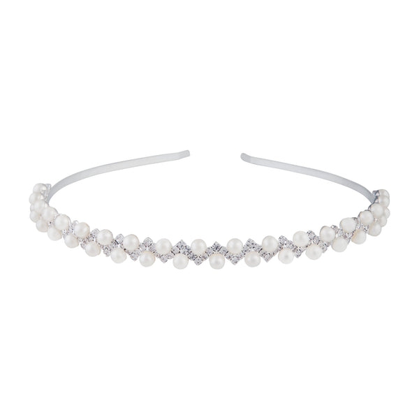 Diamante And Pearl Alice Band
