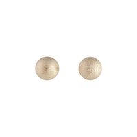Gold Tone Textured Stud Earrings - link has visual effect only