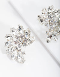 Diamante Crawler Stud Earrings - link has visual effect only