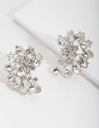Diamante Crawler Stud Earrings - link has visual effect only