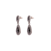 Black Mini Angelina Drop Earrings - link has visual effect only