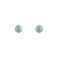 Shiny Green Ball Stud Earrings - link has visual effect only