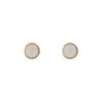 Round Glitter Stud Earrings - link has visual effect only