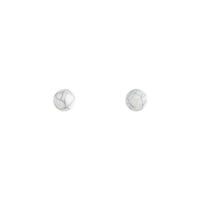 Marble Cracked Ball Stud Earrings - link has visual effect only