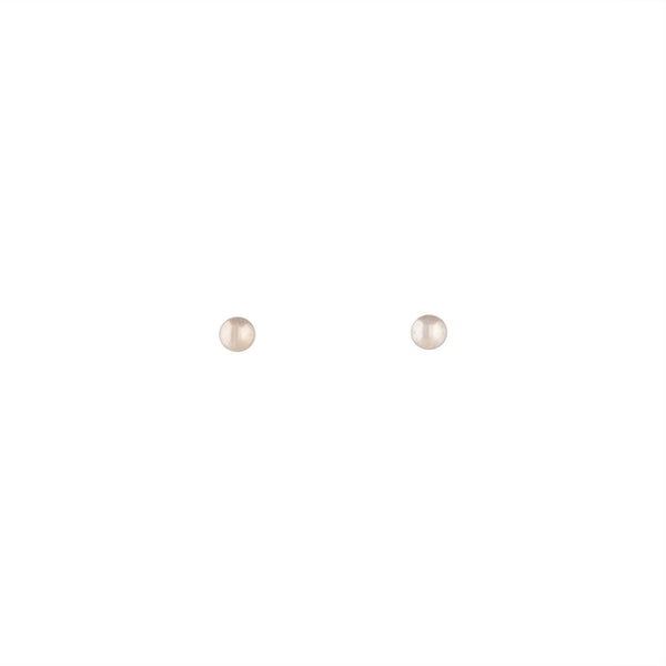 Rose Gold Small Plain Ball Stud