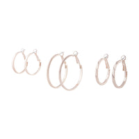 Rose Gold Multi Hoop 3 Pack - link has visual effect only