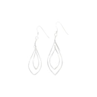 Sterling Silver Layered Twist Earrings - link has visual effect only