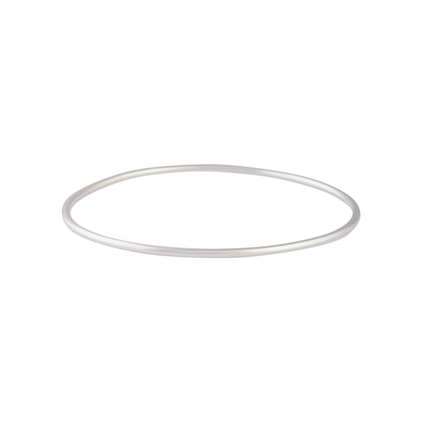 Sterling Silver Round Bangle