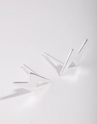 Sterling Silver Lightning Ball Stud - link has visual effect only