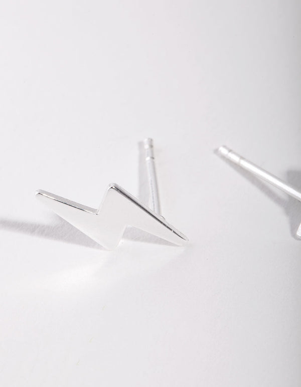 Sterling Silver Lightning Ball Stud