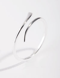 Sterling Silver Clean Swirl Ring - link has visual effect only