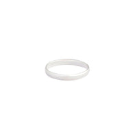 Sterling Silver Thick Round Band Ring - link has visual effect only