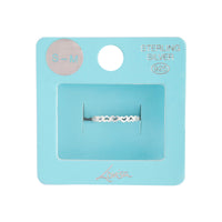 Sterling Silver Cut-Out Linking Heart Ring - link has visual effect only