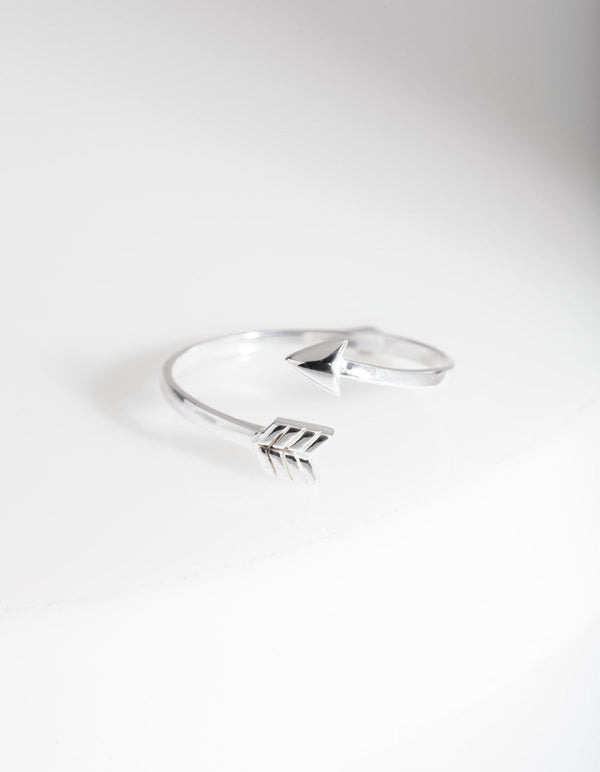 Sterling Silver Arrow Wrap Ring