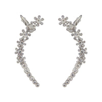 Diamante Double Flower Ear Cuff Pack - link has visual effect only