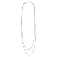 Rose Gold Single Strand Diamante Cup Chain Necklace - link has visual effect only