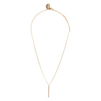 Gold Fine Pin Necklace - link has visual effect only