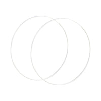 Sterling Silver 75mm Hoops - link has visual effect only