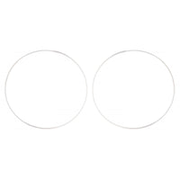 Sterling Silver 75mm Hoops - link has visual effect only