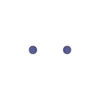 Dark Purple Dome Stud Earrings - link has visual effect only