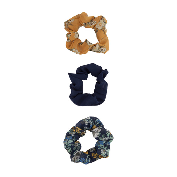 Chiffon Scrunchie Floral 3 Pack