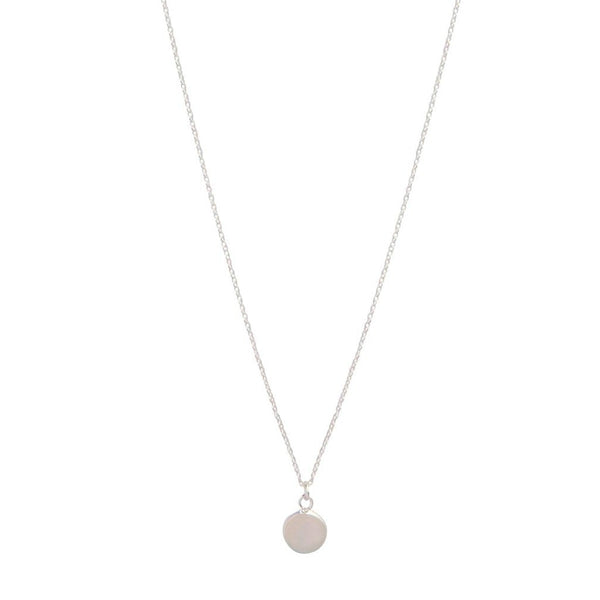 Sterling Silver Moonstone Pendant Necklace