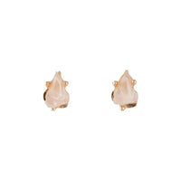 Mini Peach Druzy Stud - link has visual effect only