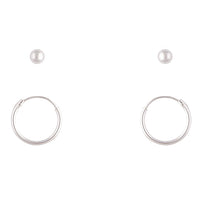 Sterling Silver Stud and Sleeper Earrings - link has visual effect only