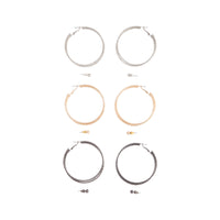 Mixed Metal Stud And Hoop Pack - link has visual effect only