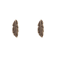 Antique Gold Leaf Etch Earrings - link has visual effect only